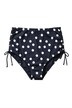 Bikini-Slip, Dots, Raffband, Vorderfutter