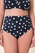 Bikini-Slip, Dots, Raffband, Vorderfutter