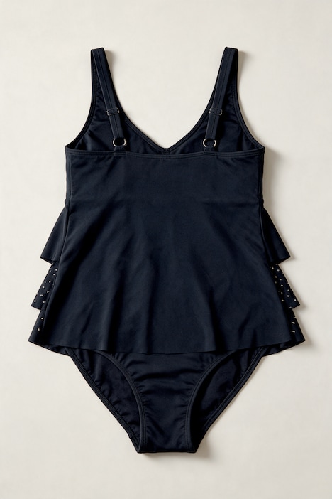Tankini-Top, Volants mit Dots