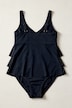 Tankini-Top, Volants mit Dots