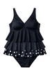 Tankini-Top, Volants mit Dots