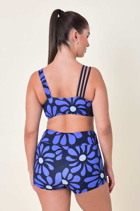 Bikini, Blumen, Softcups, Dreier-Träger, recycelt