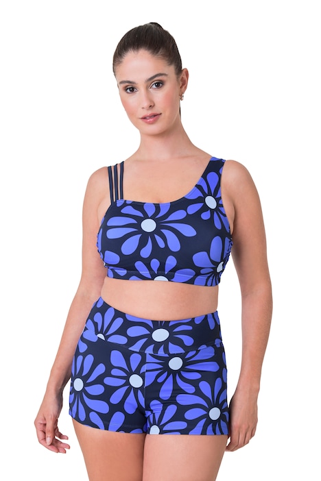 Bikini, Blumen, Softcups, Dreier-Träger, recycelt