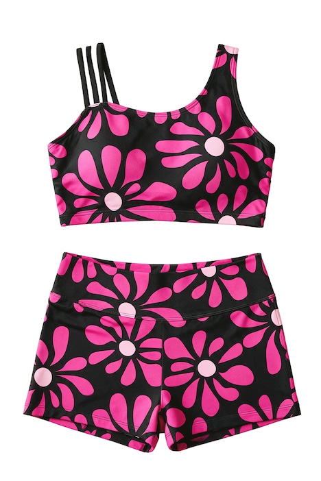 Bikini, Blumen, Softcups, Dreier-Träger, recycelt