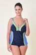 Tankini, Colorblocking, Softcups, Träger verstellbar
