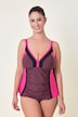 Tankini, Colorblocking, Softcups, Träger verstellbar