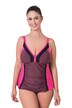 Tankini, Colorblocking, Softcups, Träger verstellbar
